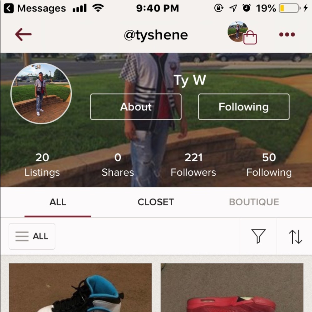 Go follow @tyshene